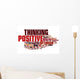 Positive thinking Wall Decal