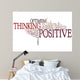 Positive thinking Wall Decal