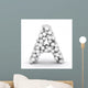 Volleyball Letter A Wall Decal