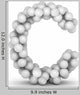 Volleyball Letter C Wall Decal