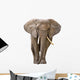Elephant White Wall Decal