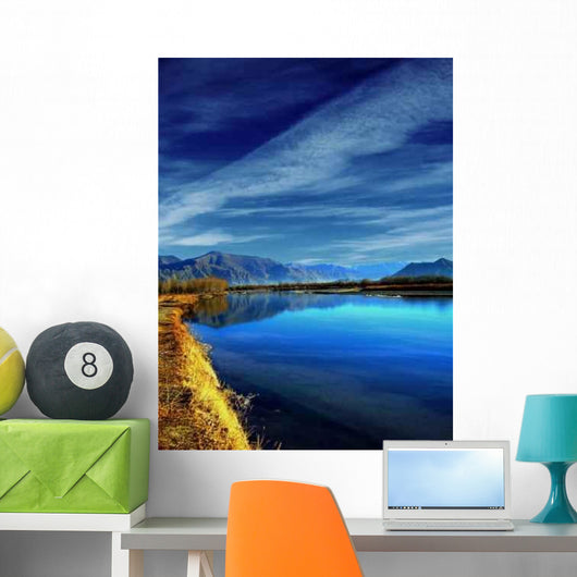Tibet Himalaya Lake - Horizontal Wall Decal