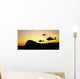 Helicopter Silhouettes Sunset
