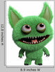 3D Monster Wall Decal