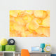 Beautiful Orange Rose Petals Wall Mural
