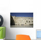 men praying next to the wailing wall, jerusalem,israel Wall Mural
