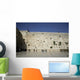 men praying next to the wailing wall, jerusalem,israel Wall Mural