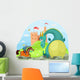 Dragon and Knight Wall Decal