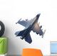 Military Jet Plane White Wall Decal