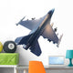 Military Jet Plane White Wall Decal