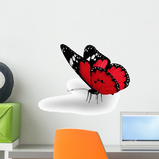 Red butterfly Wall Decal