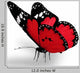 Red butterfly Wall Decal