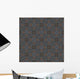 Seamless Decorative Dark Retro Pattern Wall Decal