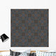 Seamless Decorative Dark Retro Pattern Wall Decal
