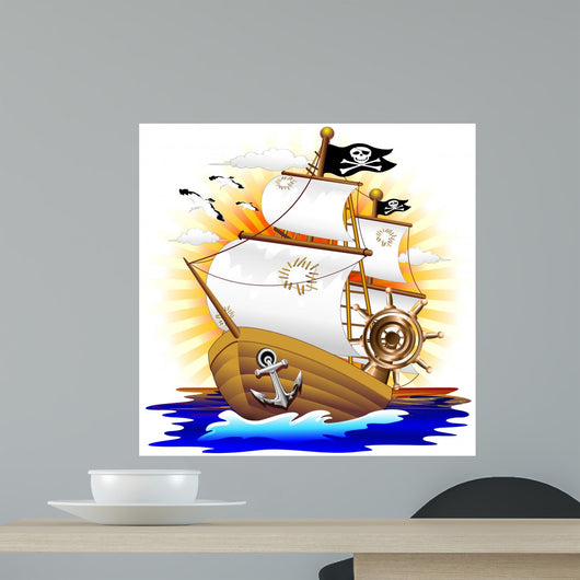 Nave Pirata Pirate Ship-vector