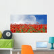 Poppies and Moon Wall Decal