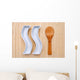 Two White Dishes and