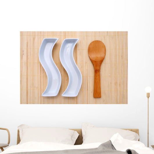Two White Dishes and