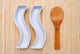 Two White Dishes and