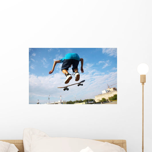 Jumping Skateboarder Wall Decal