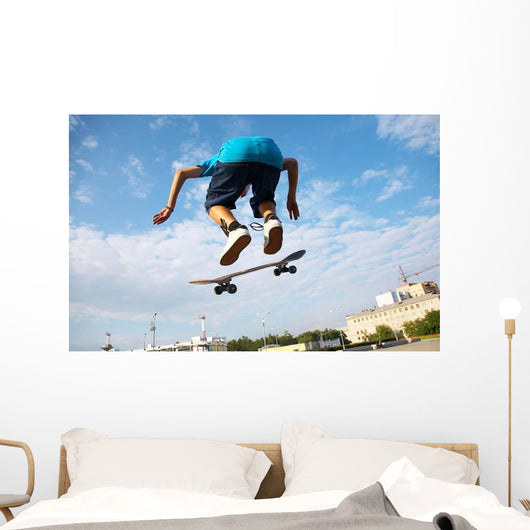 Jumping Skateboarder Wall Decal