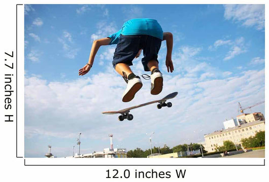 Jumping Skateboarder Wall Decal
