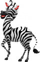 Cute Zebra Cartoon Wall Mural