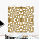 Golden Seamless Pattern Wall Decal