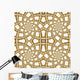 Golden Seamless Pattern Wall Decal