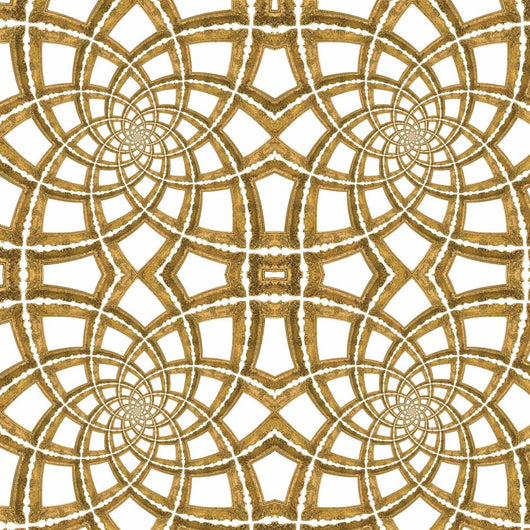 Golden Seamless Pattern Wall Decal