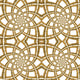 Golden Seamless Pattern Wall Decal