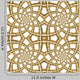 Golden Seamless Pattern Wall Decal
