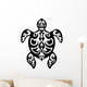 Turtle tribal tattoo Wall Decal