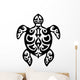 Turtle tribal tattoo Wall Decal