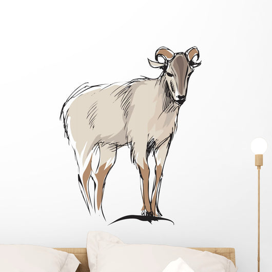 mountain goat Wall Decal