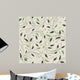Seamless Ecology Pattern with Wall Decal