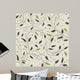 Seamless Ecology Pattern with Wall Decal