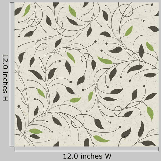 Seamless Ecology Pattern with Wall Decal