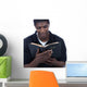 Young Black Man Reading