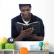Young Black Man Reading
