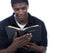 Young Black Man Reading