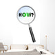 HOW MAGNIFYING GLASS Cloud Sphere Ball Words Wall Decal