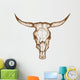 Bull skull Wall Decal