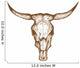 Bull skull Wall Decal