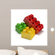 Plastic Toy Blocks Wall Decal