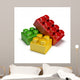 Plastic Toy Blocks Wall Decal