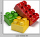 Plastic Toy Blocks Wall Decal