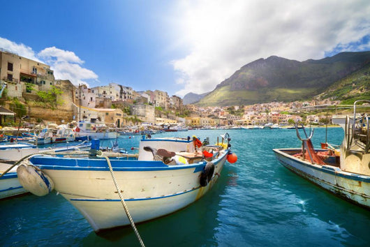 Fischerhafen Castellammare Del Golfo