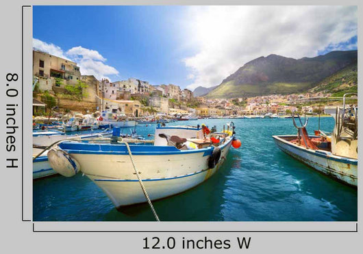 Fischerhafen Castellammare Del Golfo