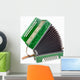 Green Accordion White Wall Decal